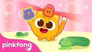 Ninimo, the Cucumber Patrol  | Watch out, its cucumber! | Fun Ninimo Song | Pinkfong