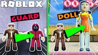 I became the GUARD & DOLL in Squid Game Story! | Roblox