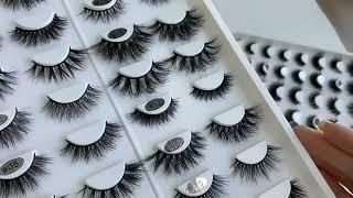 25 Mm Mink Lashes Faux Cils Naturel 3D Eyelash Lashes Wholesale Lashes Faux Mink Lashes Exten De Cil