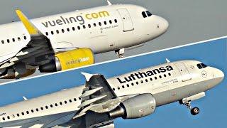 SHARKLETS VS. NO SHARKLETS? Airbus A321, A320 and A319 | Plane Spotting Compilation | 