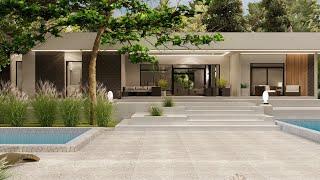 modern house design/3 bedrooms/29mx13m/model0214