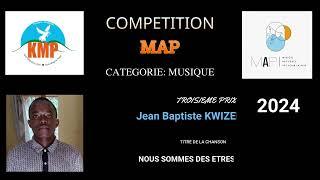 Nous sommes les êtres humains by  JB KWIZERIMA, 3ème lauréat du Prix MAP- 2024 catégorie Musique