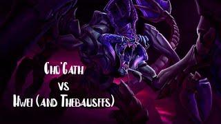 RANK 1 CHO'GATH WORLD VS HWEI (and @Thebausffs ) | LAST GAME OF THE SPLIT | Sakuritou