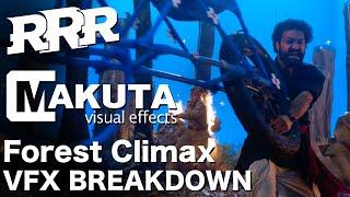 RRR - Climax Forest Fight - Ram Charan & Jr NTR / Visual Effects Breakdown.