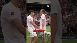 What did Zverev say to Fritz at the net?  #wimbledon #tennis