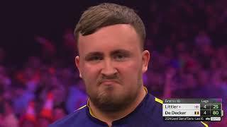 Grand Slam of Darts 2024. Last 16 - Littler v De Decker.