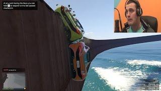 Dupli WALLRIDE iznad vode! GTA V TRKE ONLINE