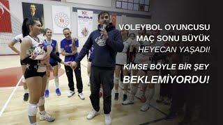 KADIN VOLEYBOLCUYA SÜRPRİZ EVLİLİK TEKLİFİ