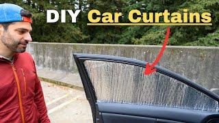 Fast, Easy, Cheap, DIY Car Curtains! Window Covers for Car Camping and Vans