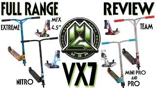 MGP VX7 COMPLETE RANGE & MFX 4.5" DECK REVIEW | Broadway Pro Scooters