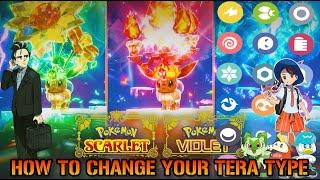 Pokemon Scarlet & Violet: How To Change Your "Tera Type" Get Any Ability For You Pokemon!