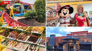 FLORIDA DISNEY WORLD VLOG: Riviera Resort Breakfast, Hollywood Studios and Longhorn Steakhouse 2024