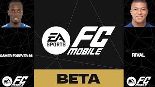 FC MOBILE BETA ANDROID PARTIDO ONLINE GAMER FOREVER 86 VS RIVAL