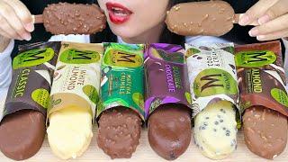 ASMR MAGNUM ICE CREAM BAR MAGNUM CLASSIC, ALMOND, MATCHA CRUMBLE, COOKIES & CREAM, DOUBLE CHOCOLATE