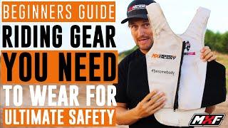 How to Choose the Proper Dirt Bike Riding Gear - Safety is KEY!!!