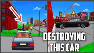 Destroying the enemy car in Dude Wars Pixel Shooter Game | Mission #8 | Saving Fry