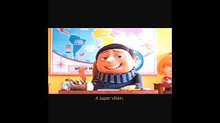 Gru,s dream is to become a Super-Villain! #reels #animation #gru #despicableme #minions