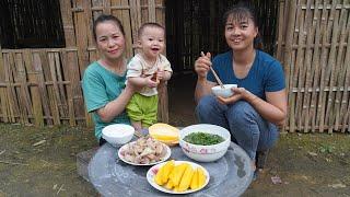 7 Day Phuong - Free Bushcraft came to help mother and daughter sell and cook together happily