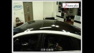 AUDI A6 백진주펄 필름 전체시공 동영상 -  j motor skin