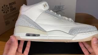 Detailed look Jordan 3 Craft Ivory, Sold Out in Europe, unboxing and review