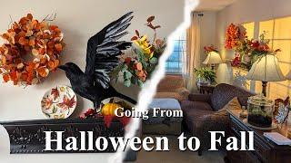 Change Decor from Halloween to Fall Made EASY