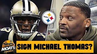 Will The Pittsburgh Steelers Sign Former Saints WR Michael Thomas?