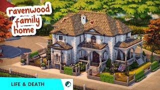 Ravenwood Family Home ‍⬛ || The Sims 4: Life & Death Speed Build