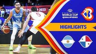 Argentina - Panama |  Highlights - #FIBAWC 2023 Qualifiers