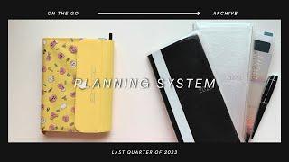 Planning system update FINAL | Hobonichi DayFree, Moleskine, Hobonichi Weeks