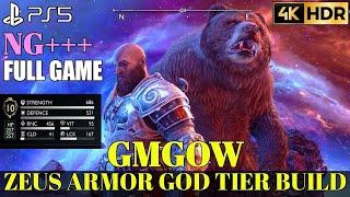 OP Zeus Armor Build GOD OF WAR RAGNAROK New Game+ Zeus Armor Build Gameplay Walkthrough Part 1 GMGOW