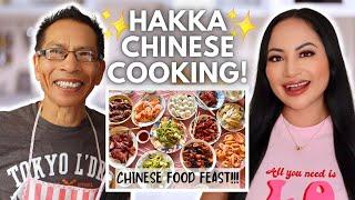 MY HAKKA DAD COOKING *HUGE* CHINESE FOOD FEAST! Hakka Family Vlog EP.15 | Kirsty Lo