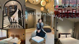 我的私藏Top 10斯德哥爾摩旅館精選｜My Top 10 Hotels in Stockholm｜ Eng Sub #瑞典旅遊