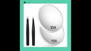 Introducing OMIRO's 10X & 25X Magnifying Mirrors in Three Stunning Colors: Pink, Black, and White!