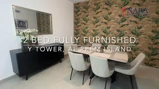 Y Tower, 2 Bed Fully furnished apartment, Al Reem Island, Abu Dhabi