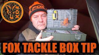 FOX EDGES TACKLE BOX TIP - CARP FISHING