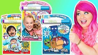 Coloring Ryan's World, Jojo Siwa & Lost Kitties Magic Ink Coloring & Activity Books | Imagine Ink