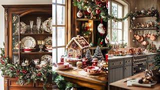 Timeless French Country Christmas Kitchen: Rustic Vibes & Elegant Festive Touches for the Holidays