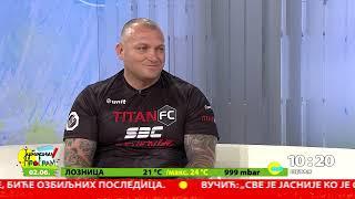 RTS JUTARNJI PROGRAM - MMA spektakl u Novom Sadu