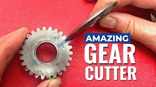 MAKE A GEAR CUTTER USING A OLD PINION ️