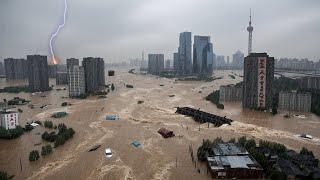 Now China is drowning! Typhoon brings heaviest rain and floods cities in Zhejiang