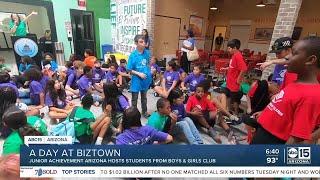 A day at Biztown, hosting students from Boys & Girls Club