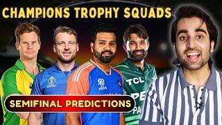 CT 2025: Ranking All 8 Teams FULL and FINAL Squads | Semifinal Predictions | IND, PAK, AUS, ENG, SA