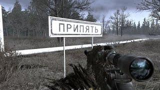 The Legendary Sniper mission from Call of duty 4 modern warfare. Chernobyl. Pripyat. COD4 MW1 PC