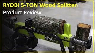 TNT #90:  RYOBI 5-TON Wood Splitter Review / Electric Wood Splitter