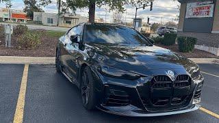 pov: driving bmw m440i enjoying the pops