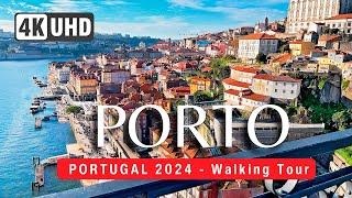 2024 PORTO Walking Tour 4K Portugal  ️ CAPTIONS (▶️ 137 min)