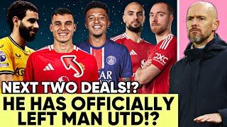 Four More Man Utd Signings Planned! Shock Sancho Developments! MORE EXITS & Amrabat Officially GONE?