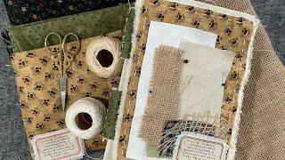 Part 2 Journal of Snippets #jenniferclouston a home for my 60 mins of stitching #stitchedsnippets