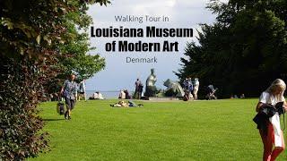 Walking tour in Louisiana Museum of Modern Art