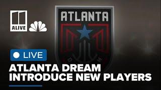 Watch: Atlanta Dream host press conference to introduce new players